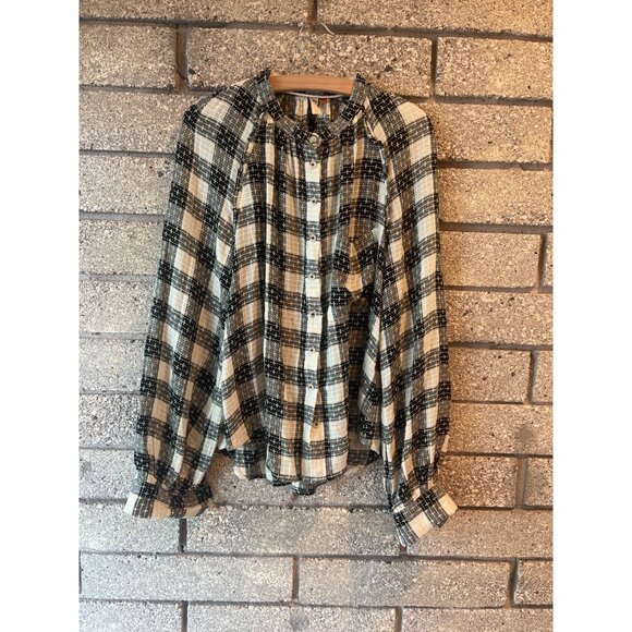 Anthropology Brand PilcroButton up Sz L - Picture 2 of 15